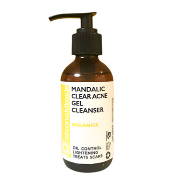 Mandalic Acne Cleanser /Clears Acne/ Treats Acne Scars/ Controls oils - Silvana Miracle Handmade Natural Skin Care